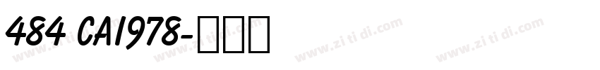 484 CAI978字体转换